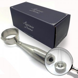 Acciaio Divino - Integrated WDT Bottomless Portafilter