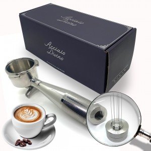 Acciaio Divino - Integrated WDT Double Spout Portafilter