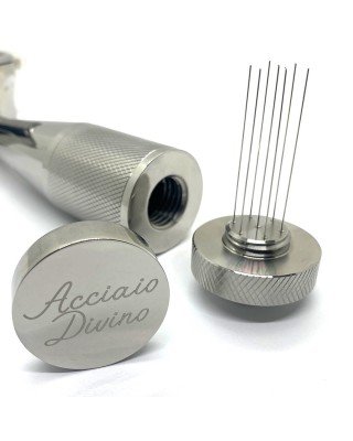 Acciaio Divino - Integrated WDT Bottomless Portafilter