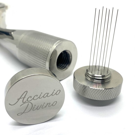 Acciaio Divino - Integrated WDT Double Spout Portafilter