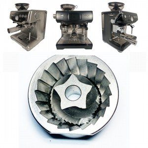 (5 Point) Replacement Upper & Lower Conical Grinder Burr Set for Sage/Breville Espresso Machines