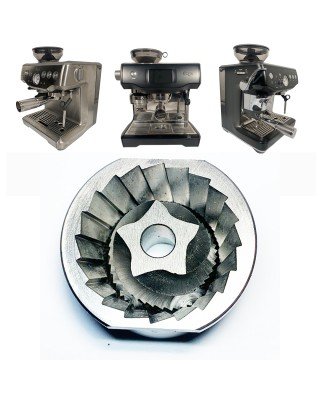 (5 Point) Replacement Upper & Lower Conical Grinder Burr Set for Sage/Breville Espresso Machines