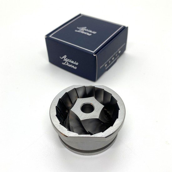 (6 Point) Replacement Upper & Lower Conical Grinder Burr Set for Sage/Breville Espresso Machines