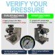 Precision Calibrated Pressure Gauge + OPV 9 Bar Spring Upgrade Mod for Sage/Breville Espresso Coffee Machines BES870, BES875, BES876