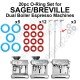 O-Ring Servicing Kit for Sage/Breville Dual Boiler Coffee Machines - Silicone Seals for Hose, Thermal, and Steam Probes SES900 SES920 SES980